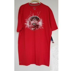 NIKE Ohio State Basketball Dri Fit T-shirt Sz XL